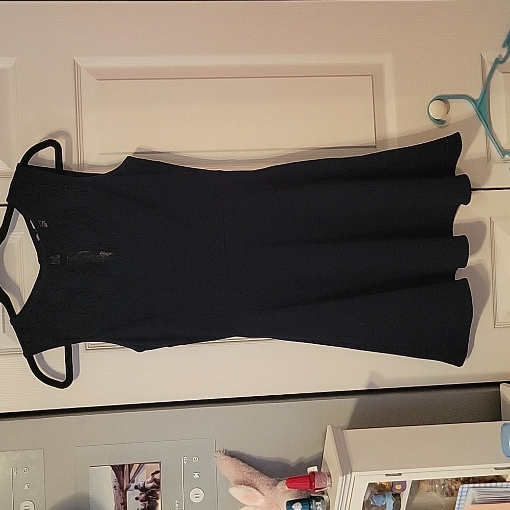 little black dress!  Fancy neckline xs